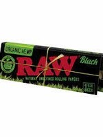 Raw Raw Organic Hemp Black 1 1/4 Papers