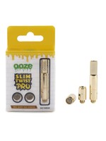 Ooze Ooze Slim Twist Pro Dual Quartz Atomizer Gold