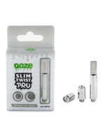 Ooze Ooze Slim Twist Pro Dual Quartz Atomizer Silver
