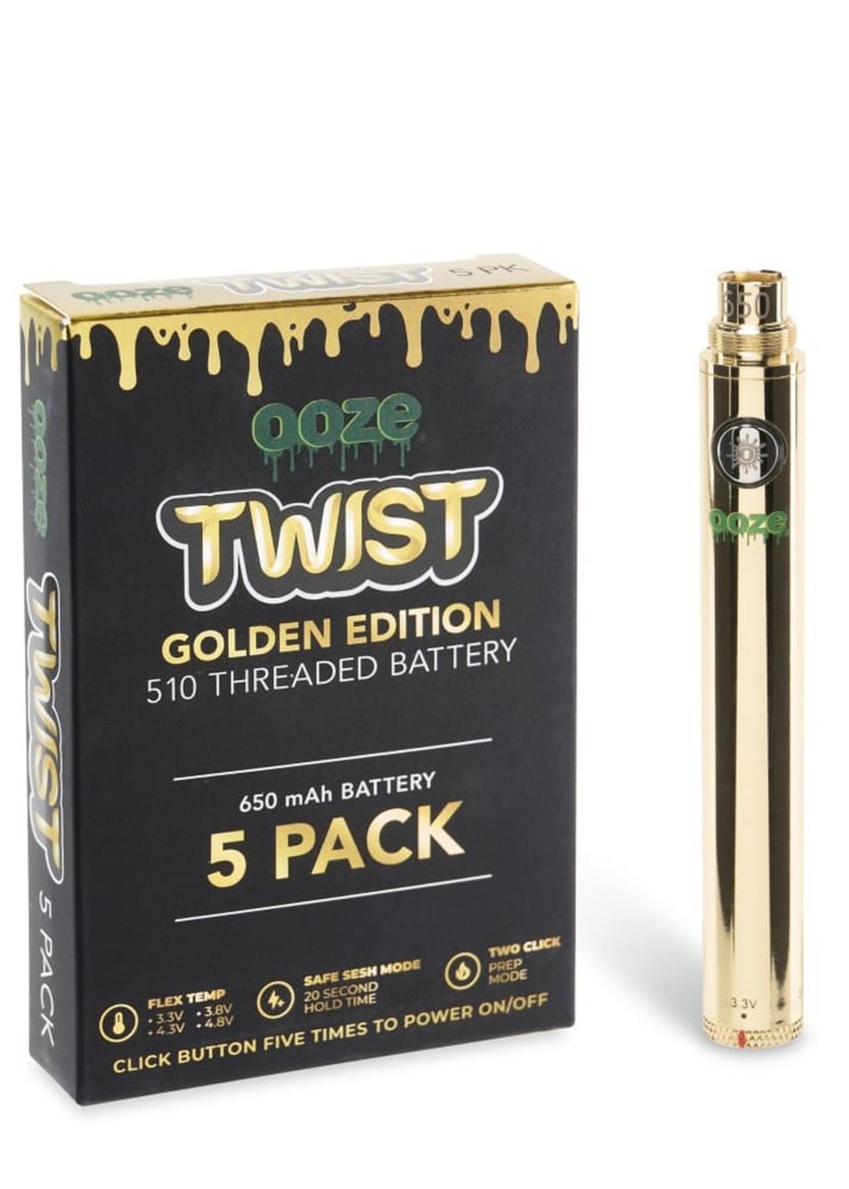 Ooze Ooze Twist Limited Edition Gold 650mah
