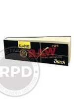 Raw Raw Classic Black Perforated Tips 50pk