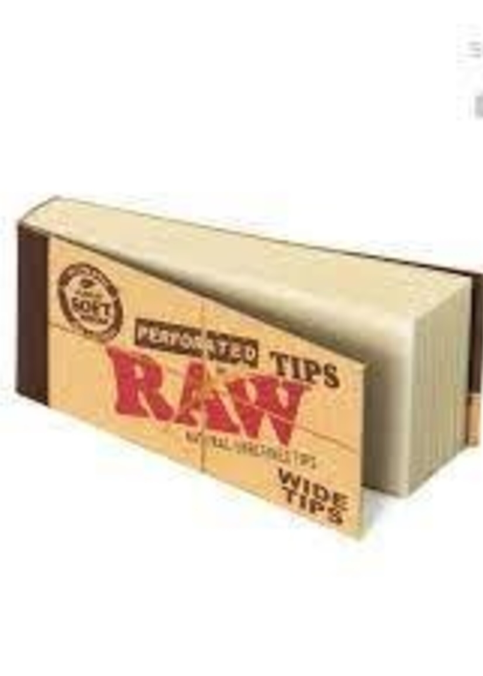Raw Raw Natural Wide Tips 50pk