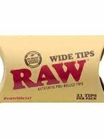 Raw Raw Authentic Wide Pre Rolled Tips 21pk