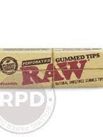 Raw Raw Authentic Perforated Gummed Tips 33pk