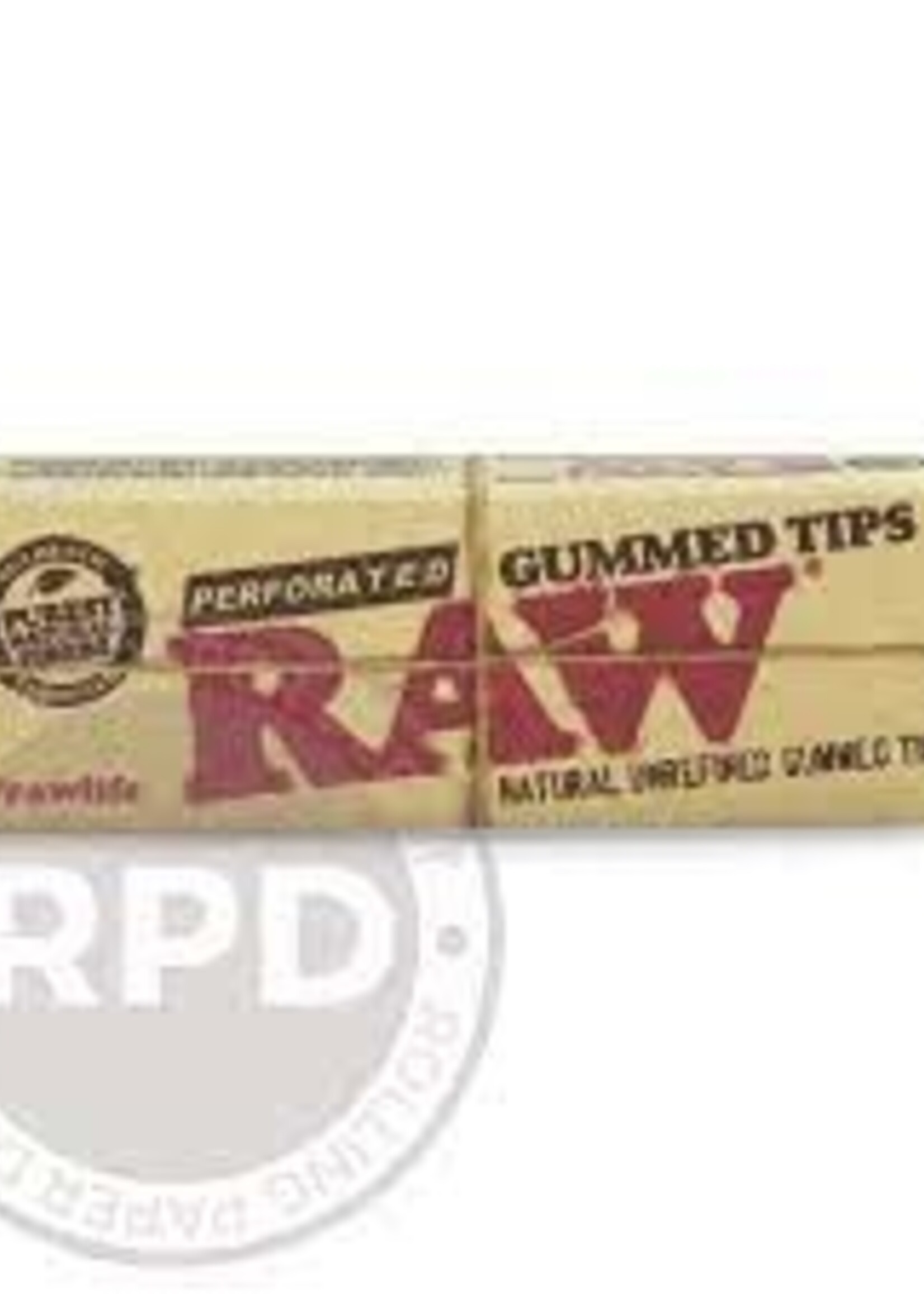 Raw Raw Authentic Perforated Gummed Tips 33pk
