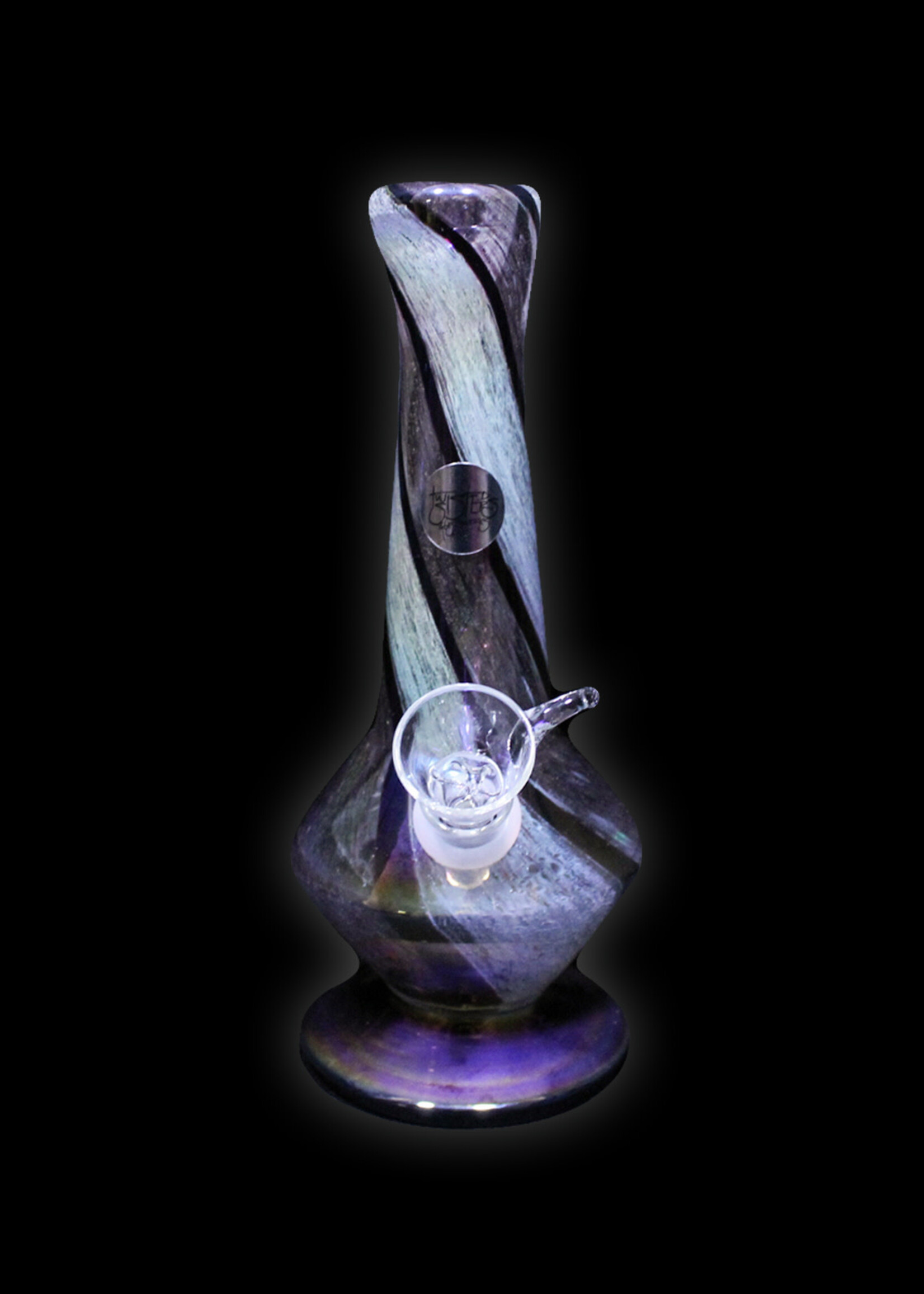 Twisted Sister Glassworks Twisted Sister ST29 8" Diamond Vase