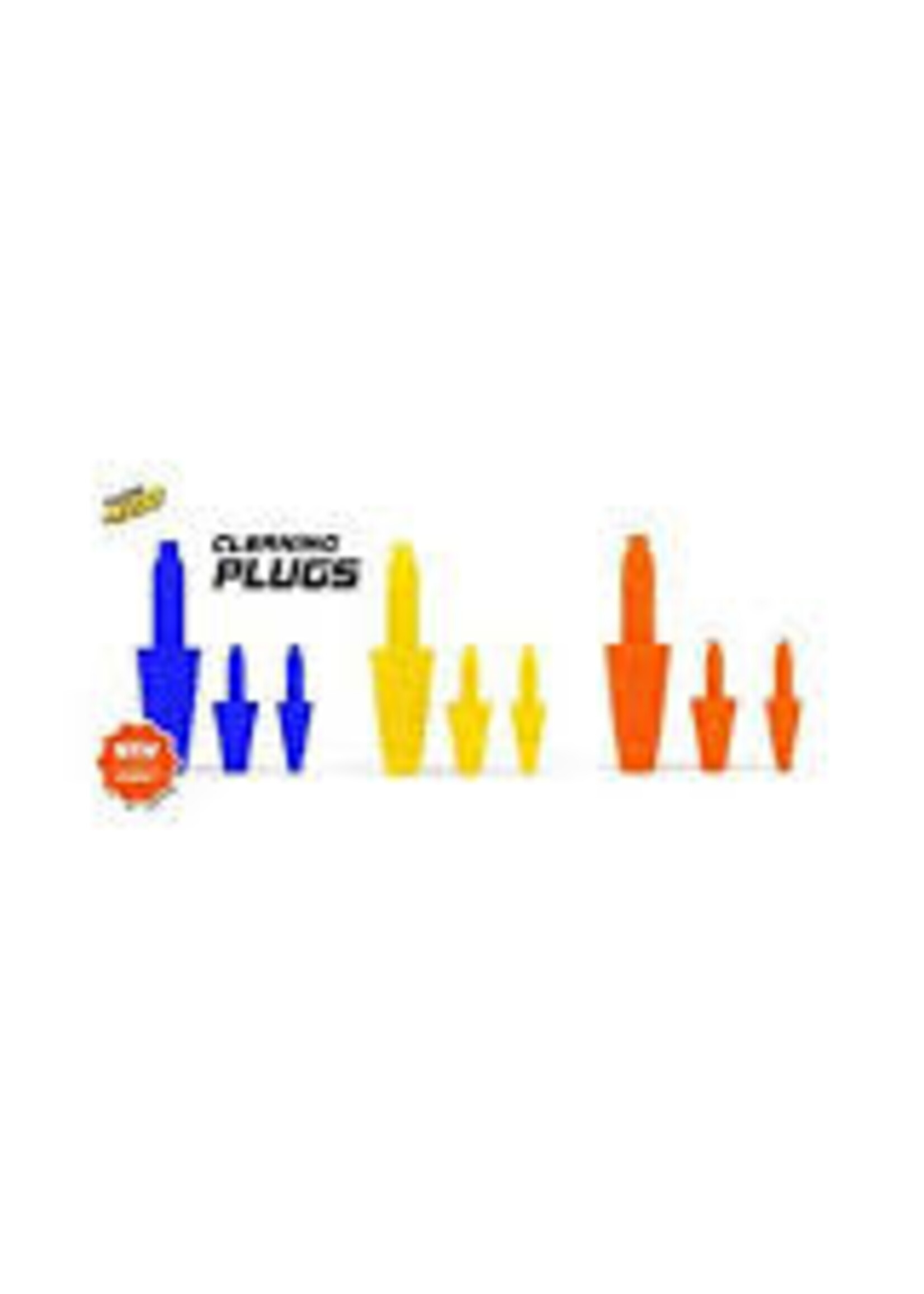 Formula 420 Formula 420 Cleaning Plugs 3 Sizes (Yellow, Orange, Blue) 420