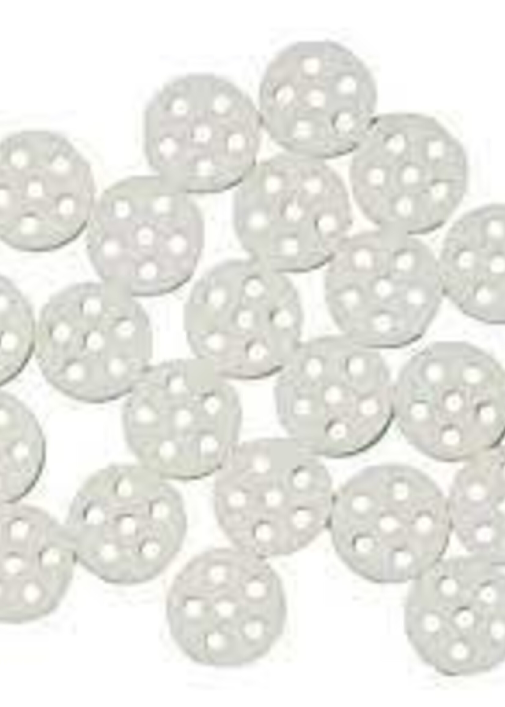 White Ceramic Pipe Screen W/Six Holes