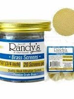 Randy's Randy's .750 (3/4”) 20ct Brass Screens