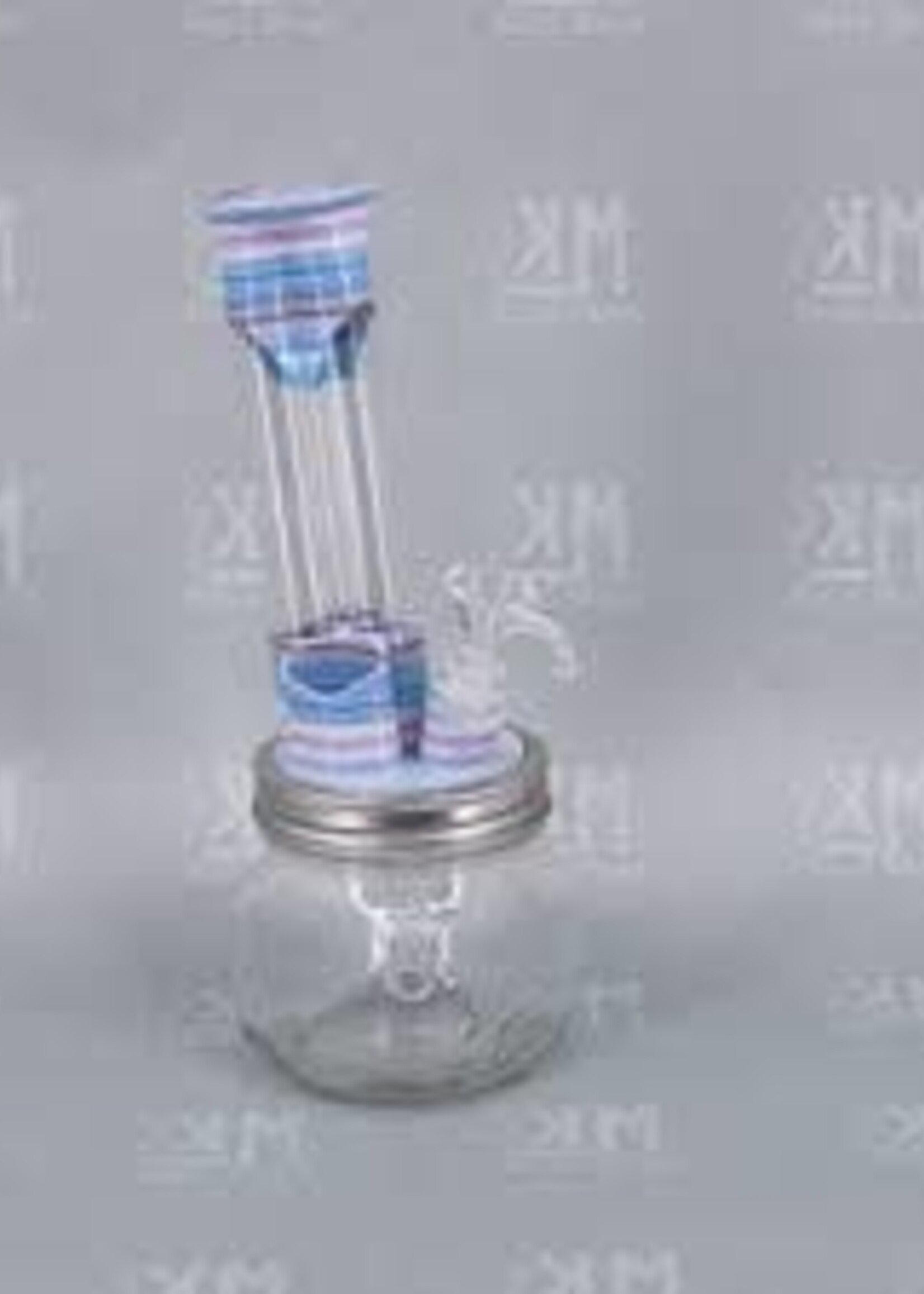 Kayd Mayd Kayd Mayd Mason Jar Water Pipe Mini Trong Electric Purple