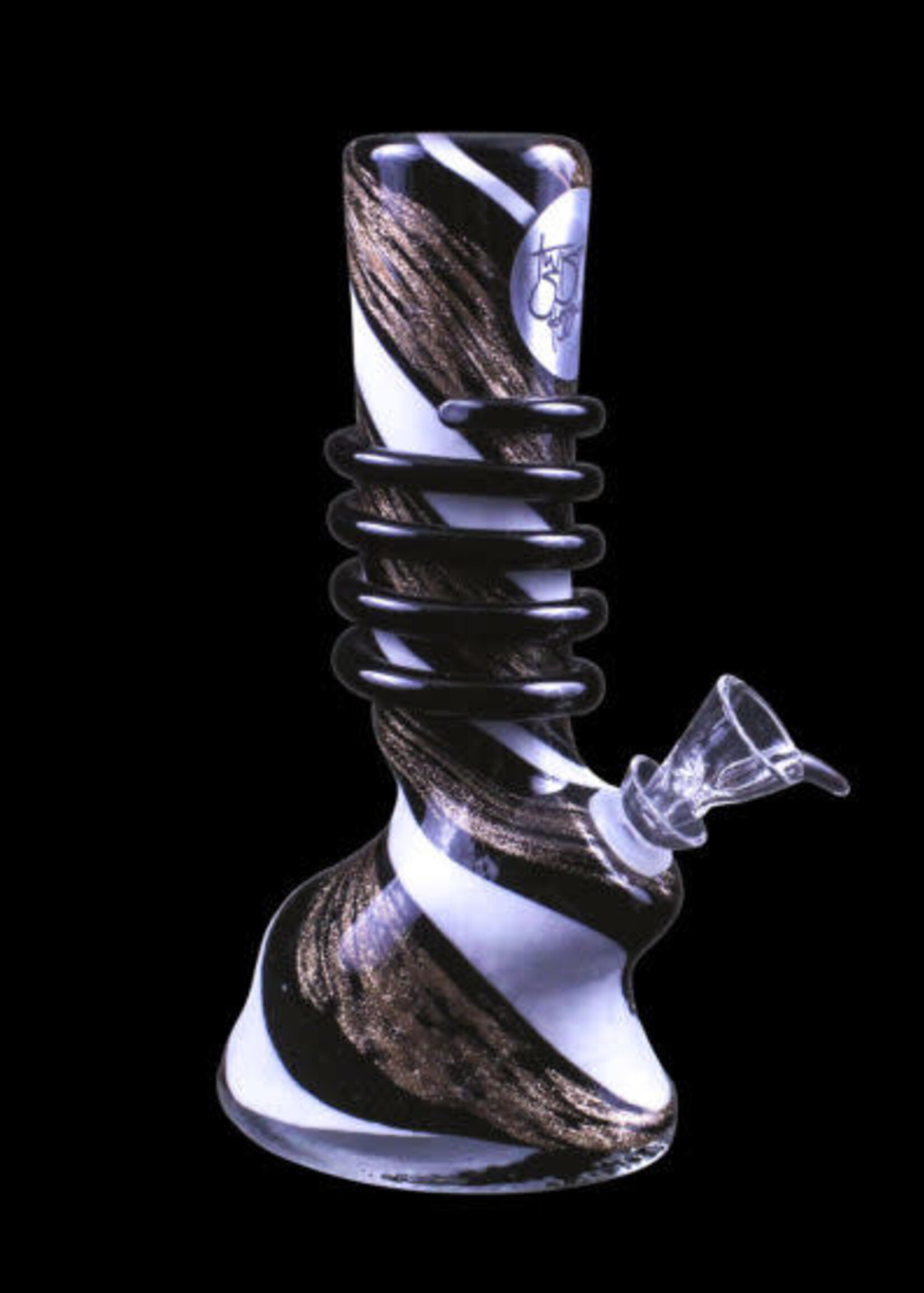 Twisted Sister Glassworks Twisted Sister ST3 8" Vase W/ Wrap