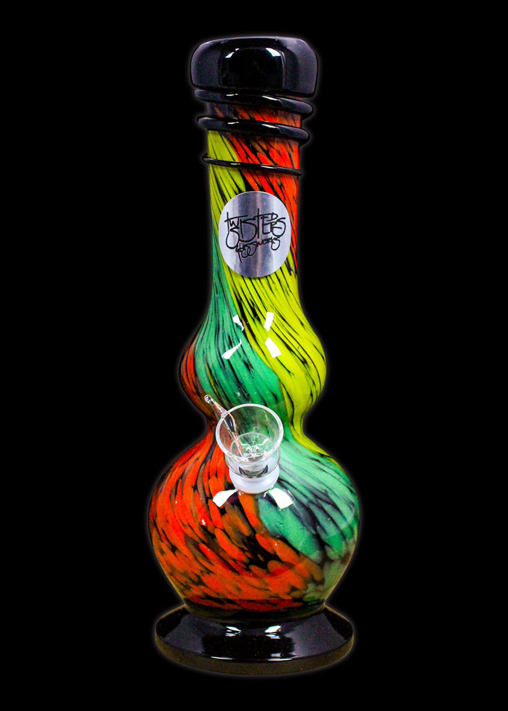 Twisted Sister Glassworks Twisted Sister MT7 11" Snowman w/ wrap