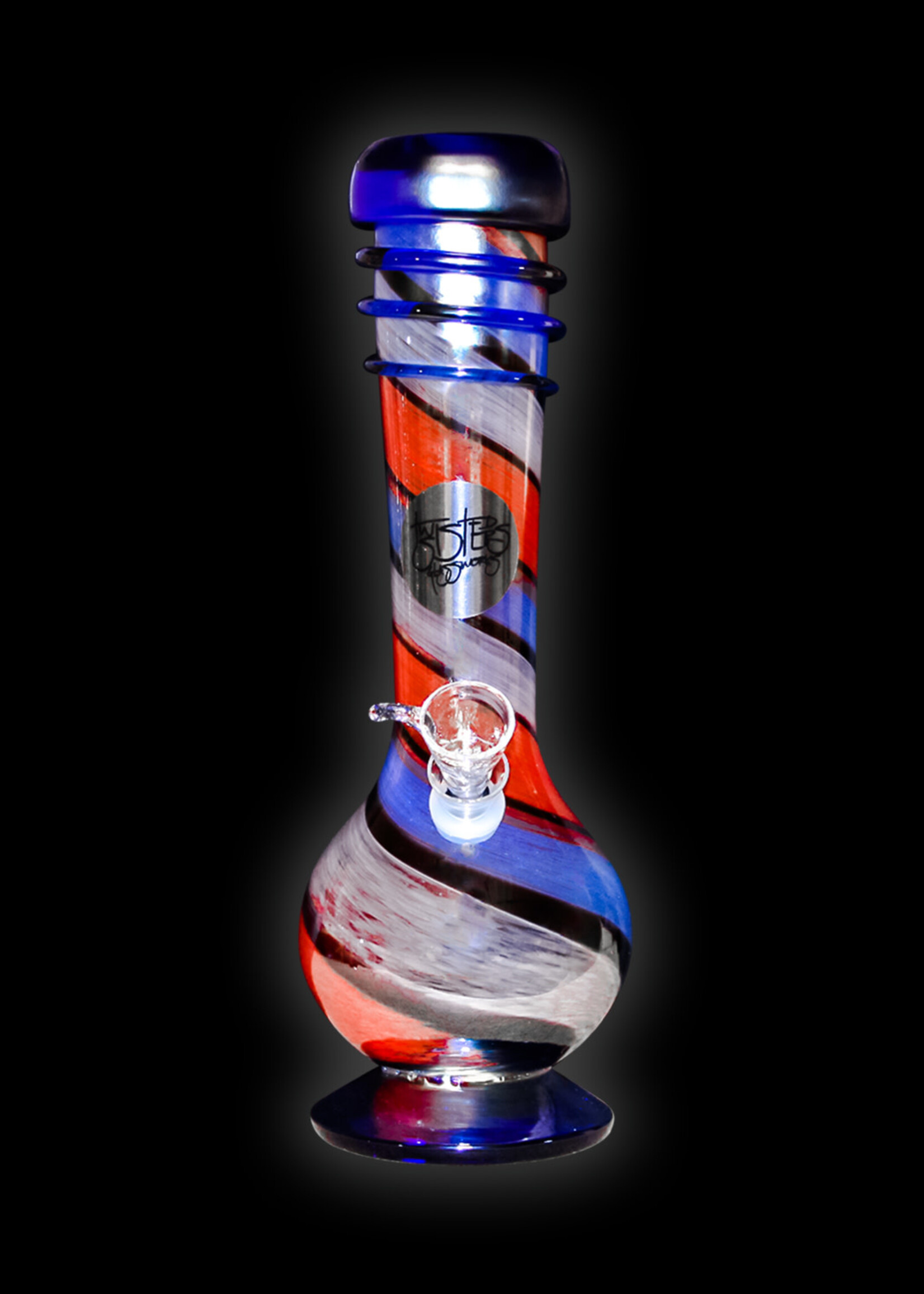 Twisted Sister Glassworks Twisted Sister MT28 12" Vase
