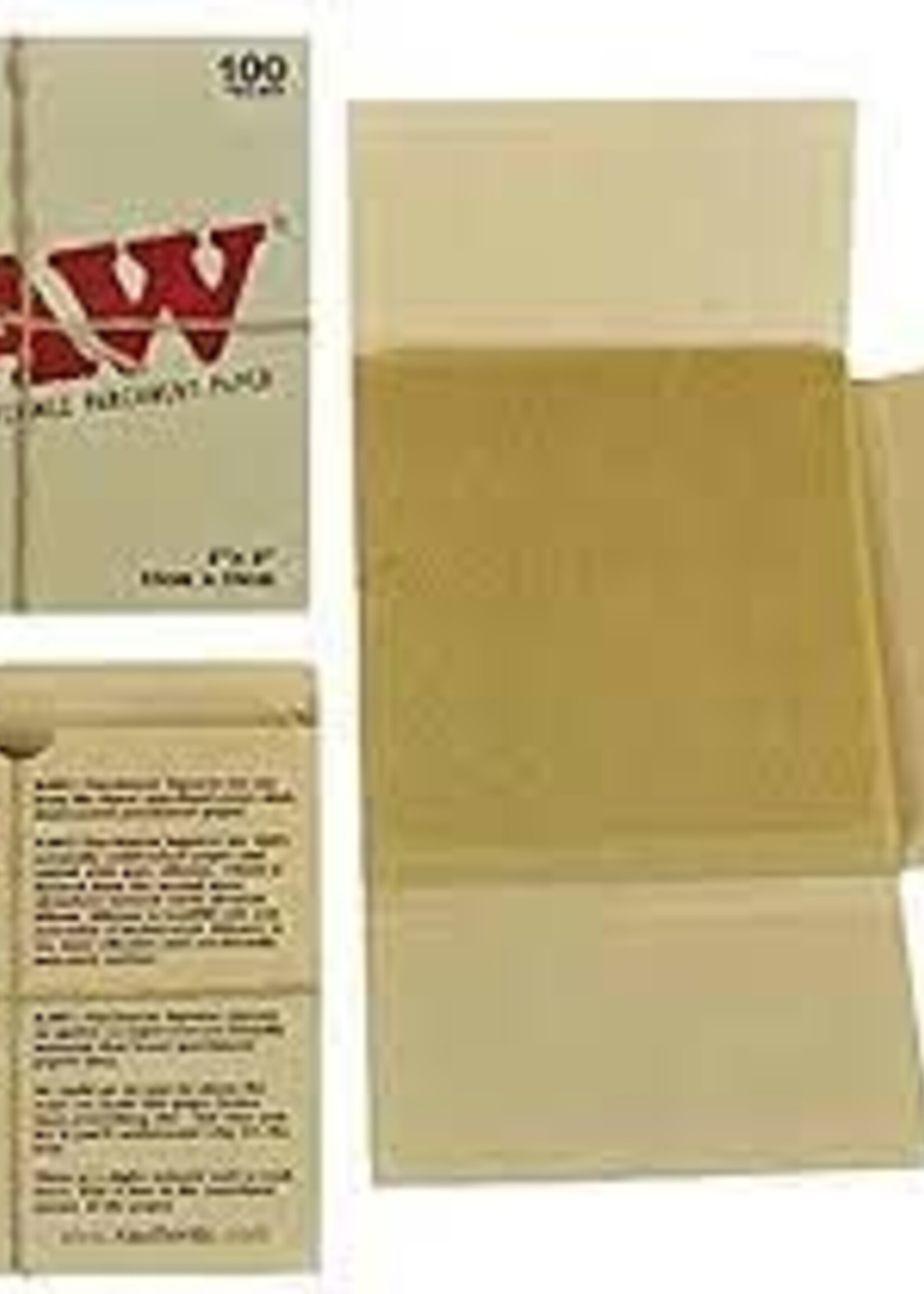 Raw RAW Parchment Paper 5"X5" 100ct