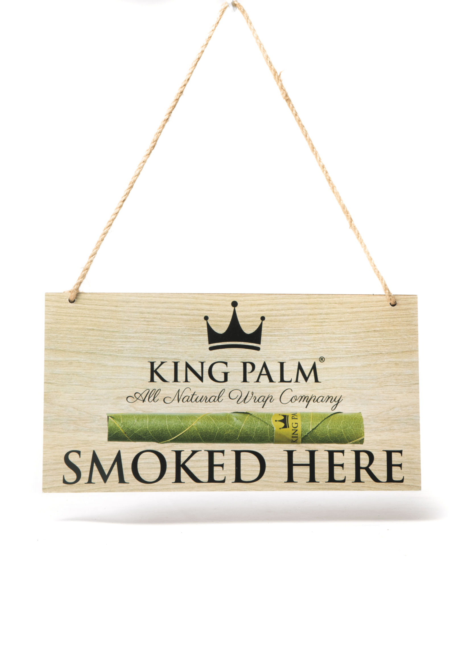 King Palm King Palm Smoked Here Sign