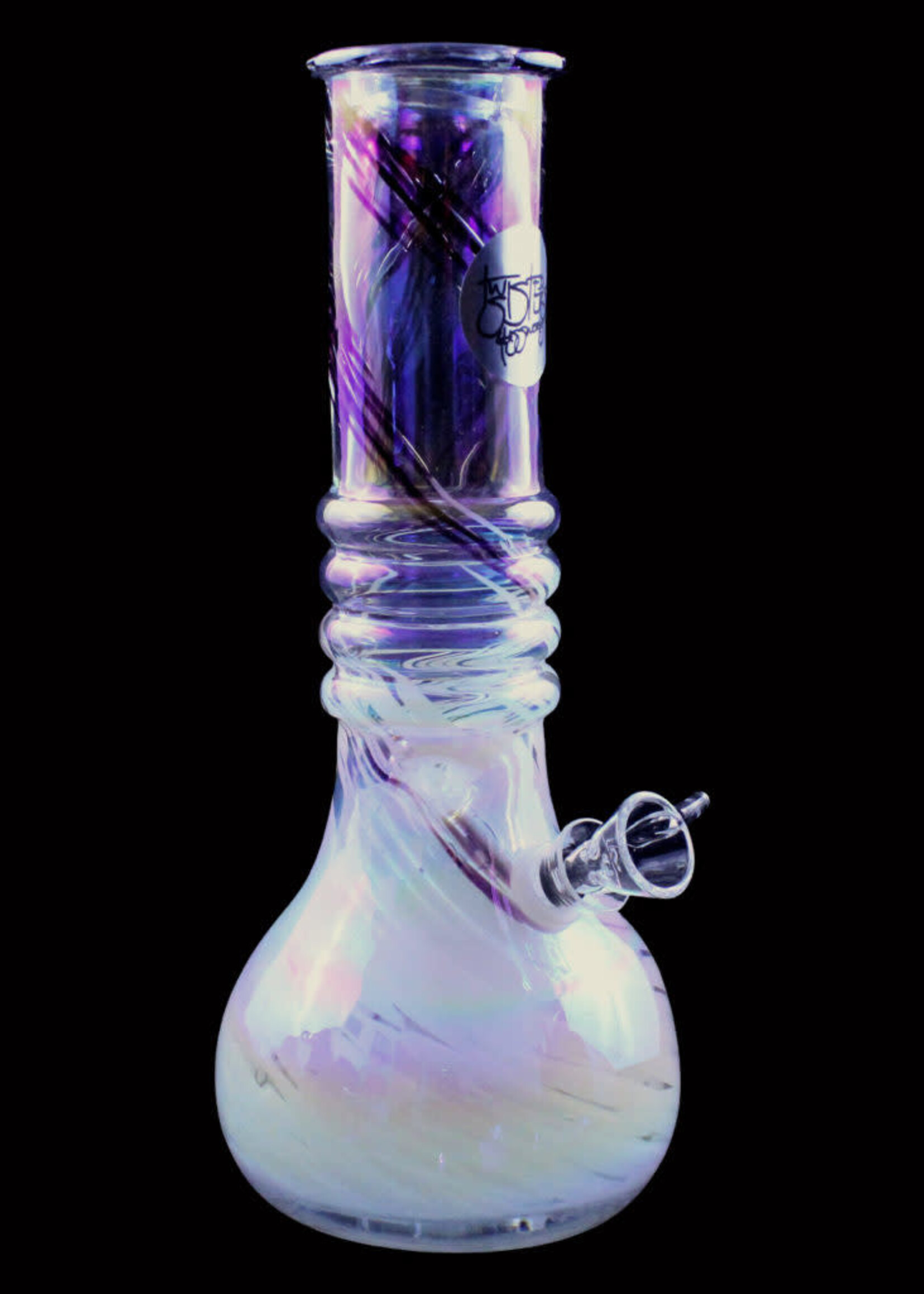 Twisted Sister Glassworks Twisted Sister IP10 10" Vase W/ Ice Poke