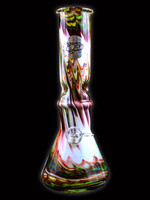 Twisted Sister Glassworks Twisted Sister IP12 12" Vase W/ Ice Pokes