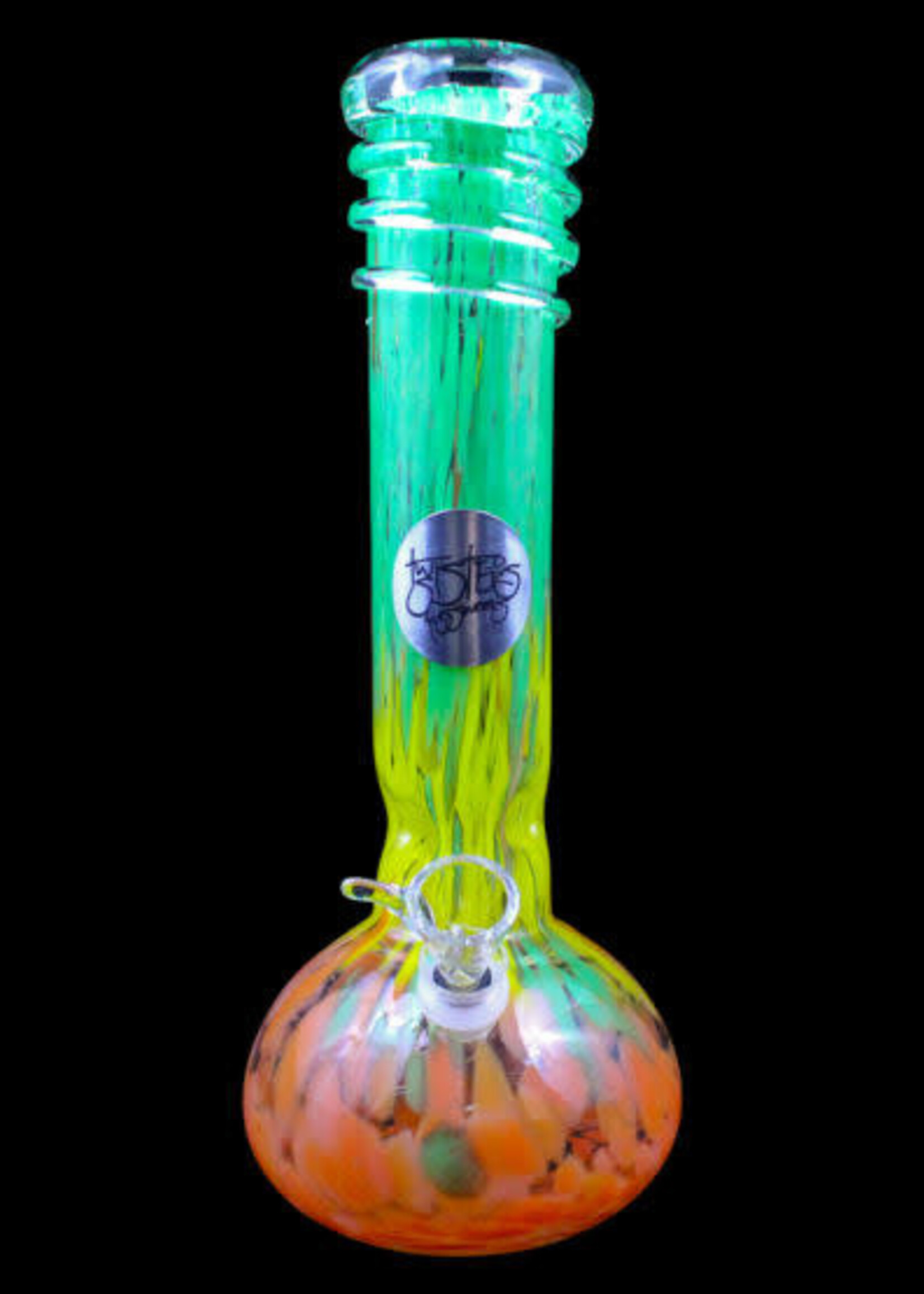 Twisted Sister Glassworks Twisted Sister IP13 13" Vase W/ Ice Pokes