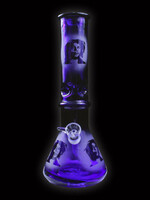 Twisted Sister Glassworks Twisted Sister FB1 Beaker Vase w/ Ice Poke