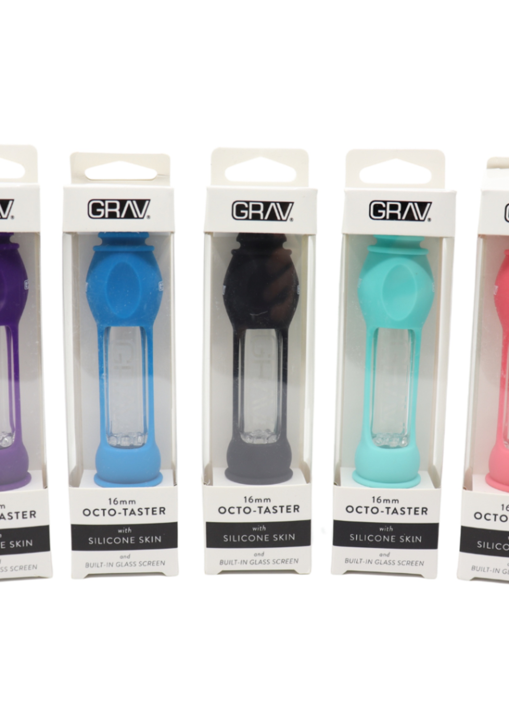 Grav Grav 16mm Octo-Taster W/ Silicone Skin Black