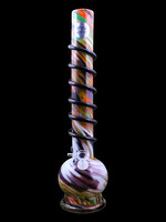 Twisted Sister Glassworks Twisted Sister LT8 18" Bubble Vase w/ wrap