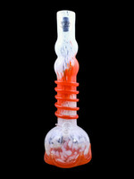 Twisted Sister Glassworks Twisted Sister LT6 16" Multi Bubble W/ Wrap and Lily Pad Base