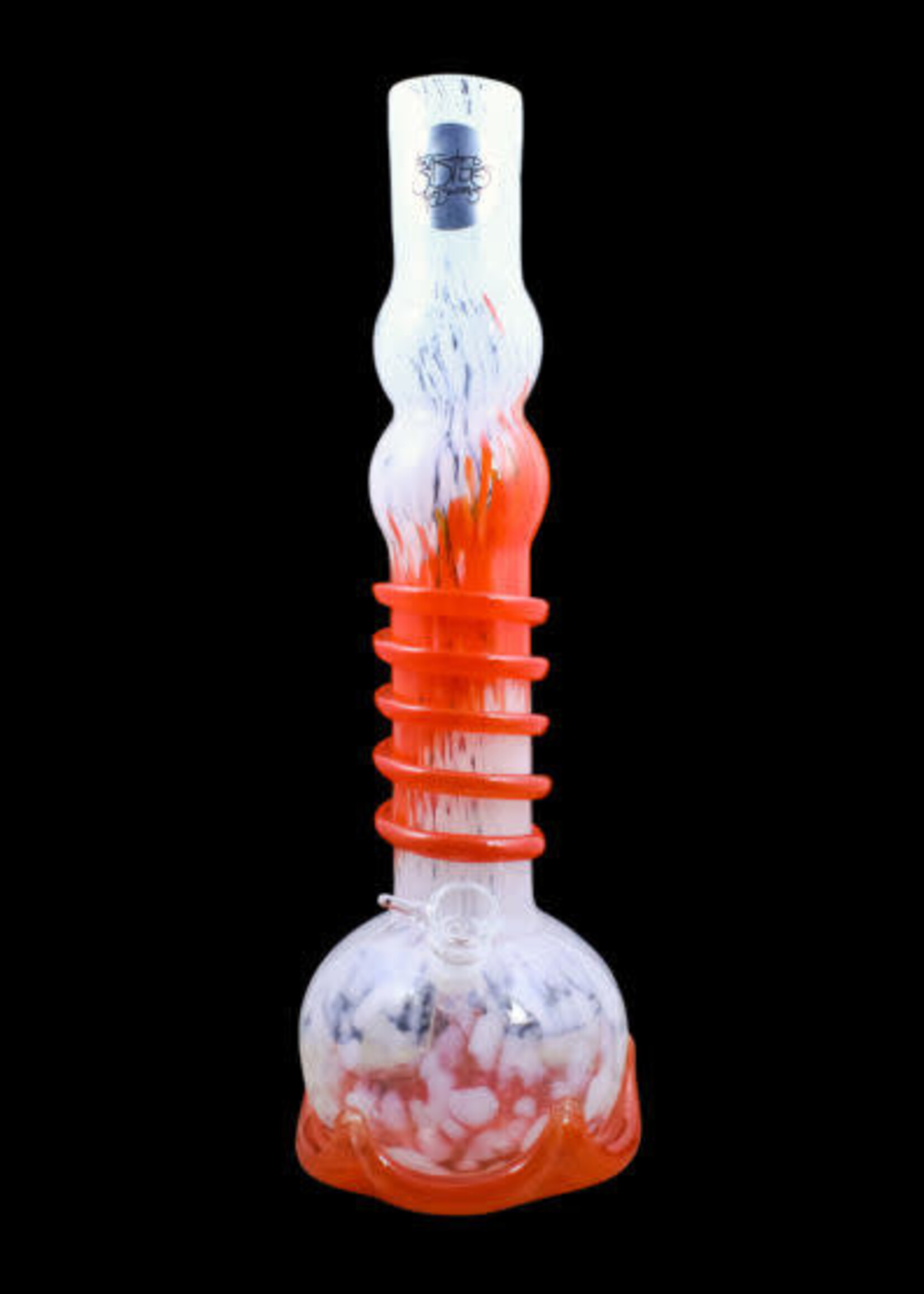 Twisted Sister Glassworks Twisted Sister LT6 16" Multi Bubble W/ Wrap and Lily Pad Base