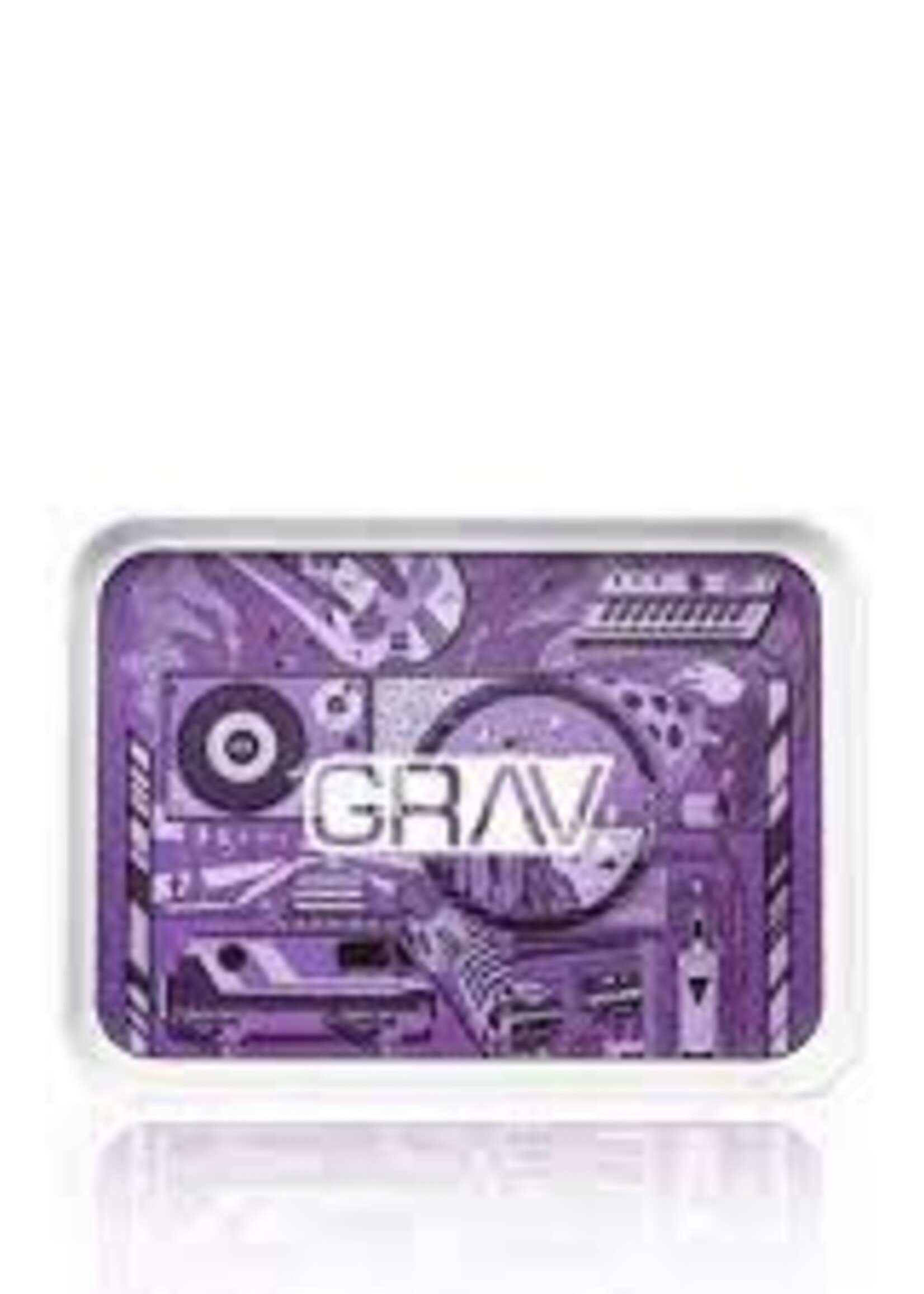 Grav Grav Rolling Tray White & Purple