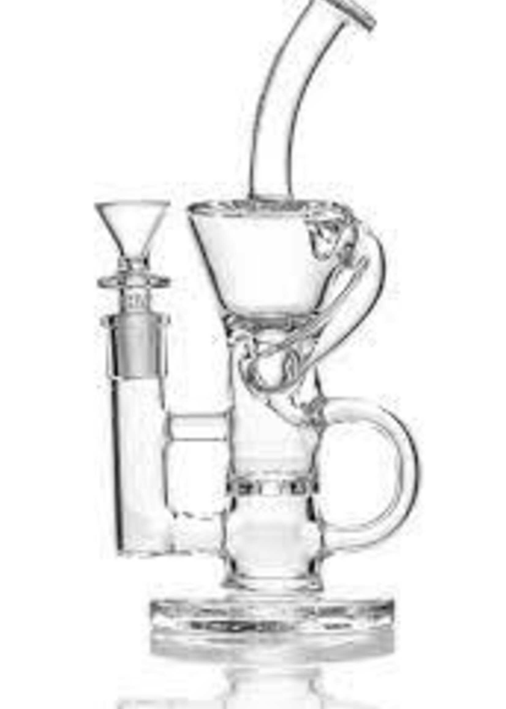 Grav Grav 9" Klein Sprocket Recycler Clear