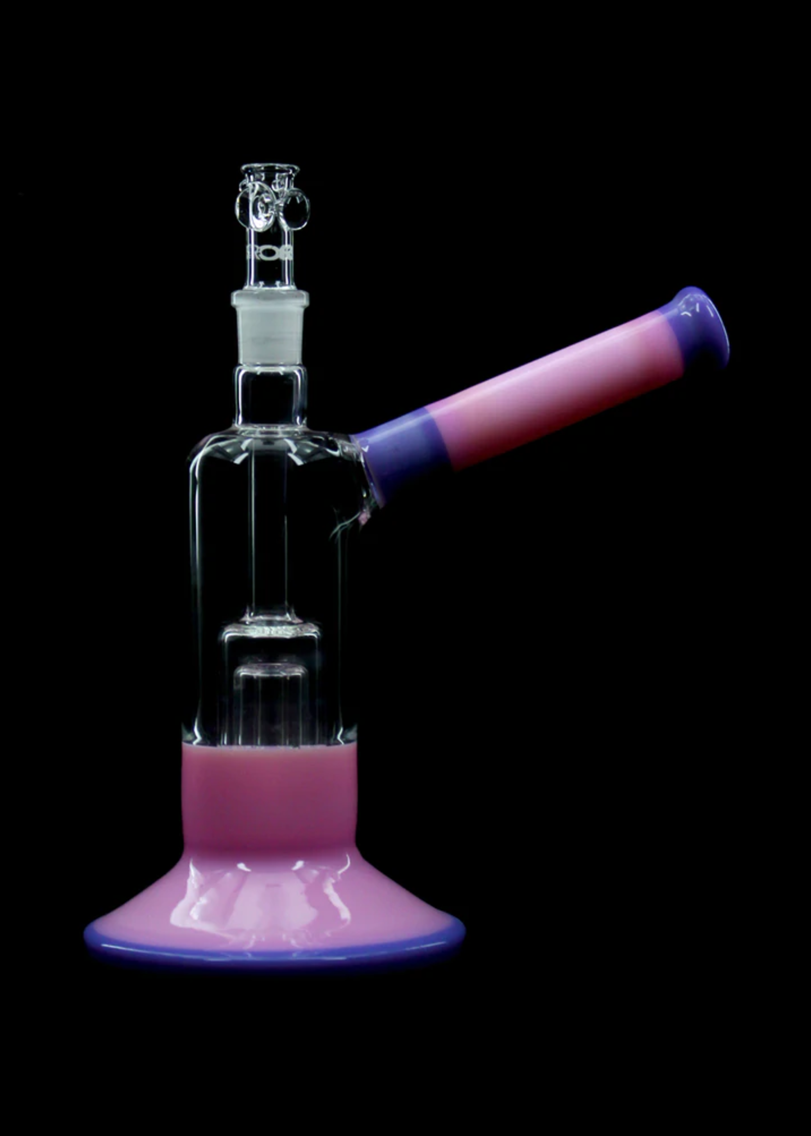 Roor Tech Roor Tech Fixed Barrel Bubbler – Pink & Black