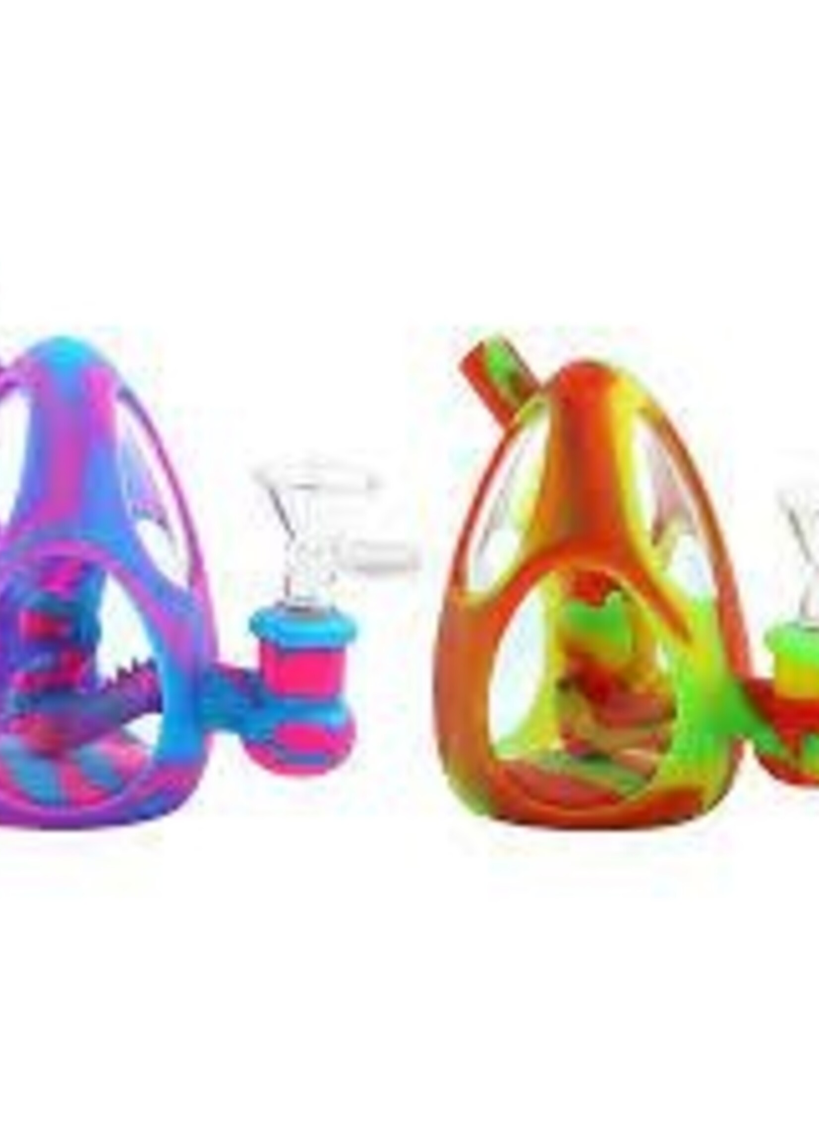 Dinosaur Egg Silicone/Glass Water Pipe