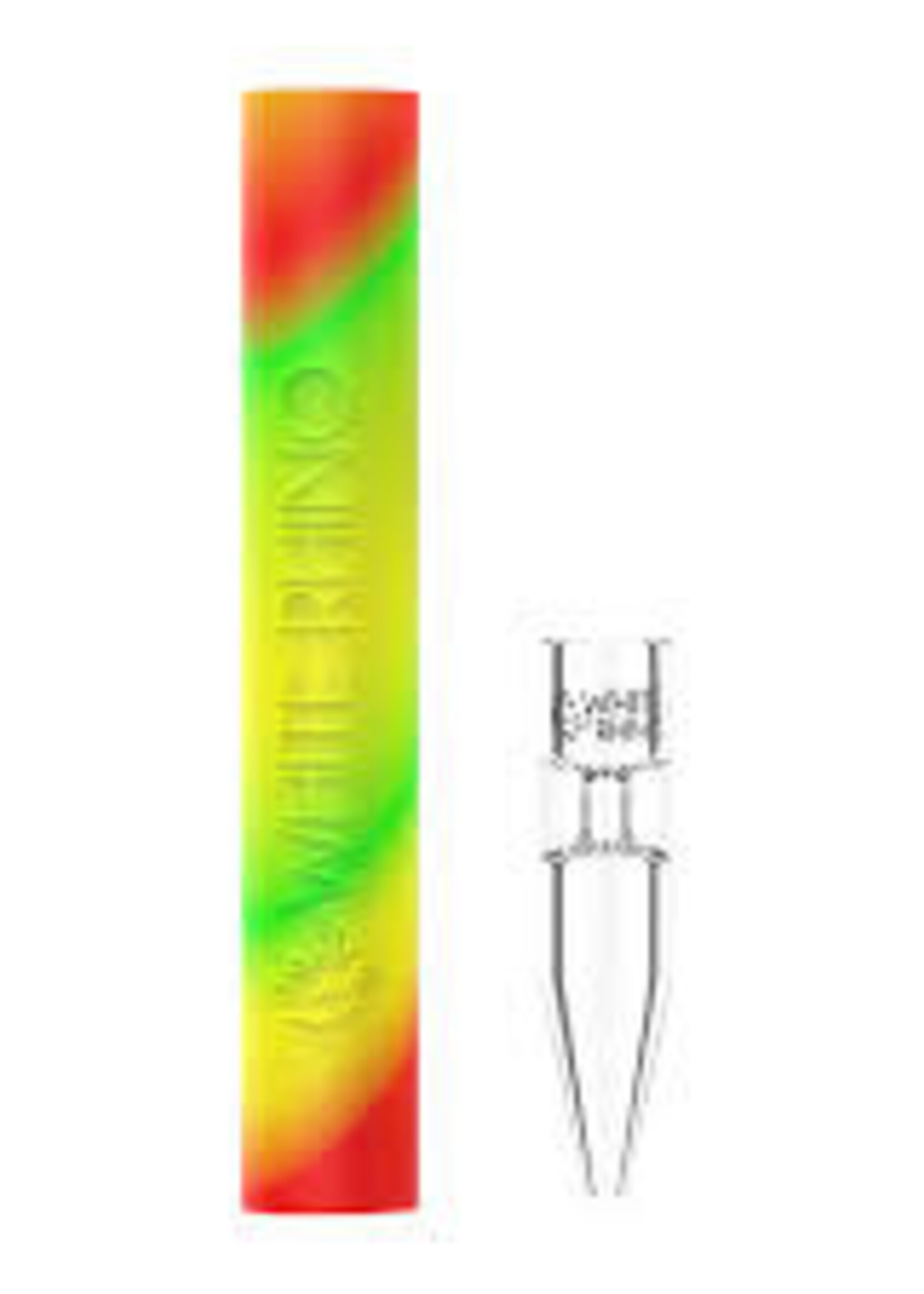 White Rhino White Rhino Flip Chillum To Straw Original Pyrex Tip