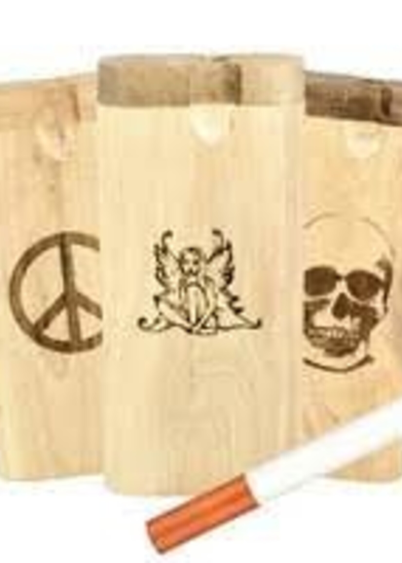 Engraved Wood Dugouts Asst Design