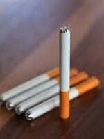 Metal Cigarette Tobacco Bat with Teeth Large