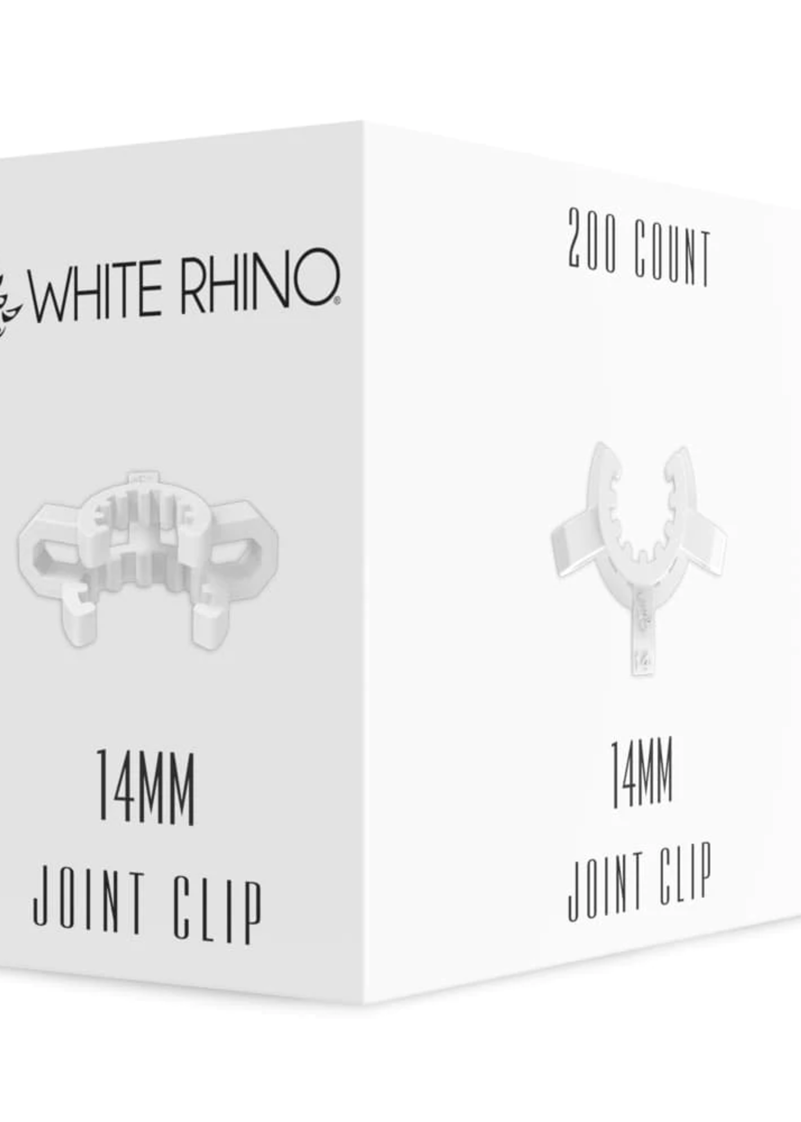 White Rhino White Rhino Joint Clip  White 14mm