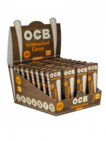 OCB OCB Virgin Unbleached Cones 6pk 1 1/4