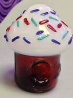 Crush Glass Crush Glass Green Cupcake Hand Pipe