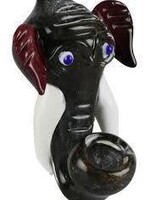 Elephant Head Fritted Hand Pipe