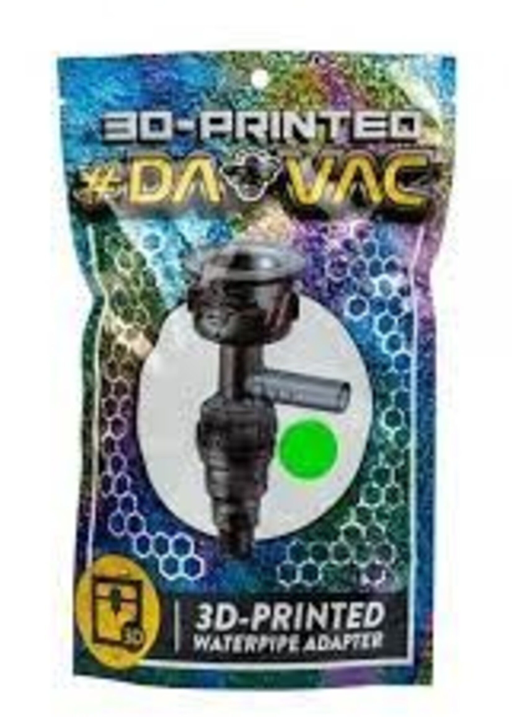 Headdies Headdies 3D Printed Dab Vac Large Waterpipe Adapter Assorted Colors