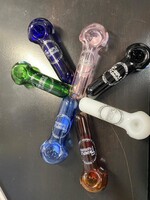Chameleon Glass Simple Pleasures Logo Glow Hand Pipe Blue