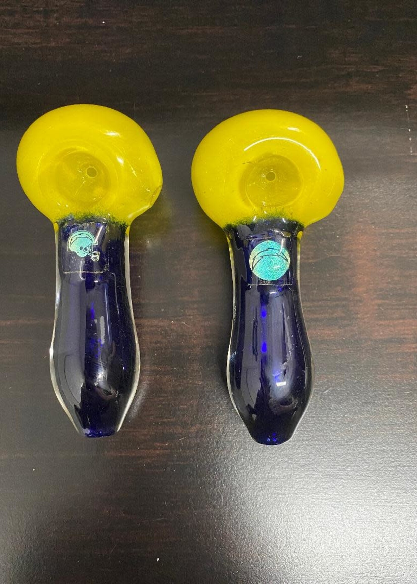 Crush Glass Los Angeles Chargers Sports Team Hand Pipe