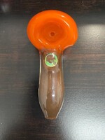 Crush Glass Cleveland Brown Sports Team Hand Pipe