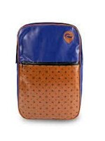 Skunk Brand Skunk Urban Backpack Blue W/Leather
