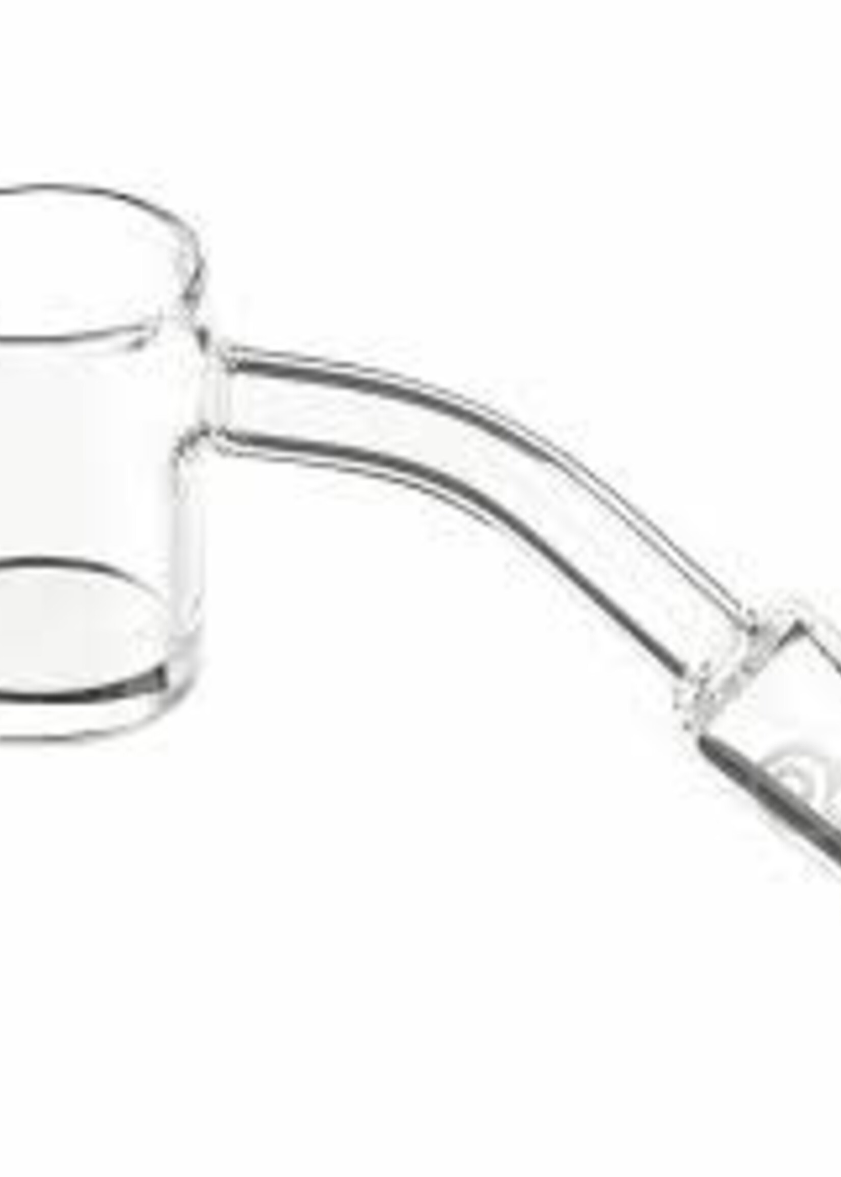 Yo Dabba Dabba YDD 25mm Quartz Flat Top Banger 14 Male 45 Degree