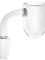 Yo Dabba Dabba YDD Round Bottom 25mm Flat Top Quartz Banger 14mm Male 90 Degree