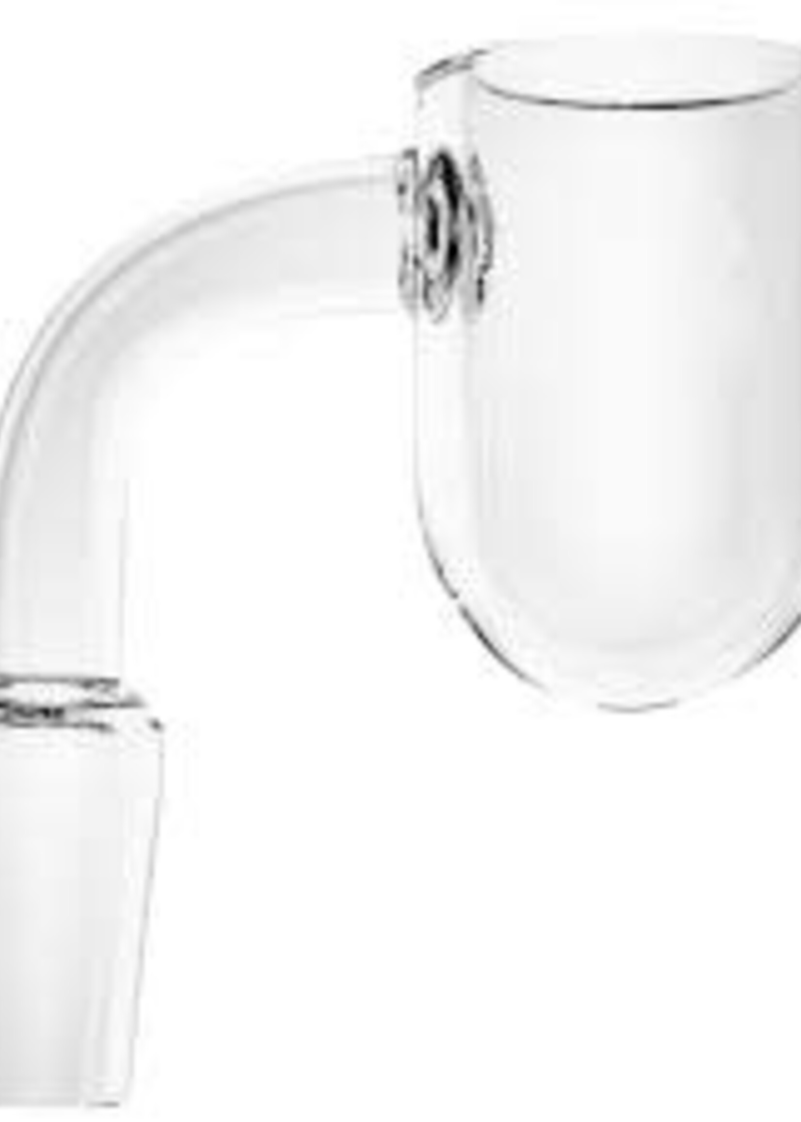 Yo Dabba Dabba YDD Round Bottom 25mm Flat Top Quartz Banger 14mm Male 90 Degree