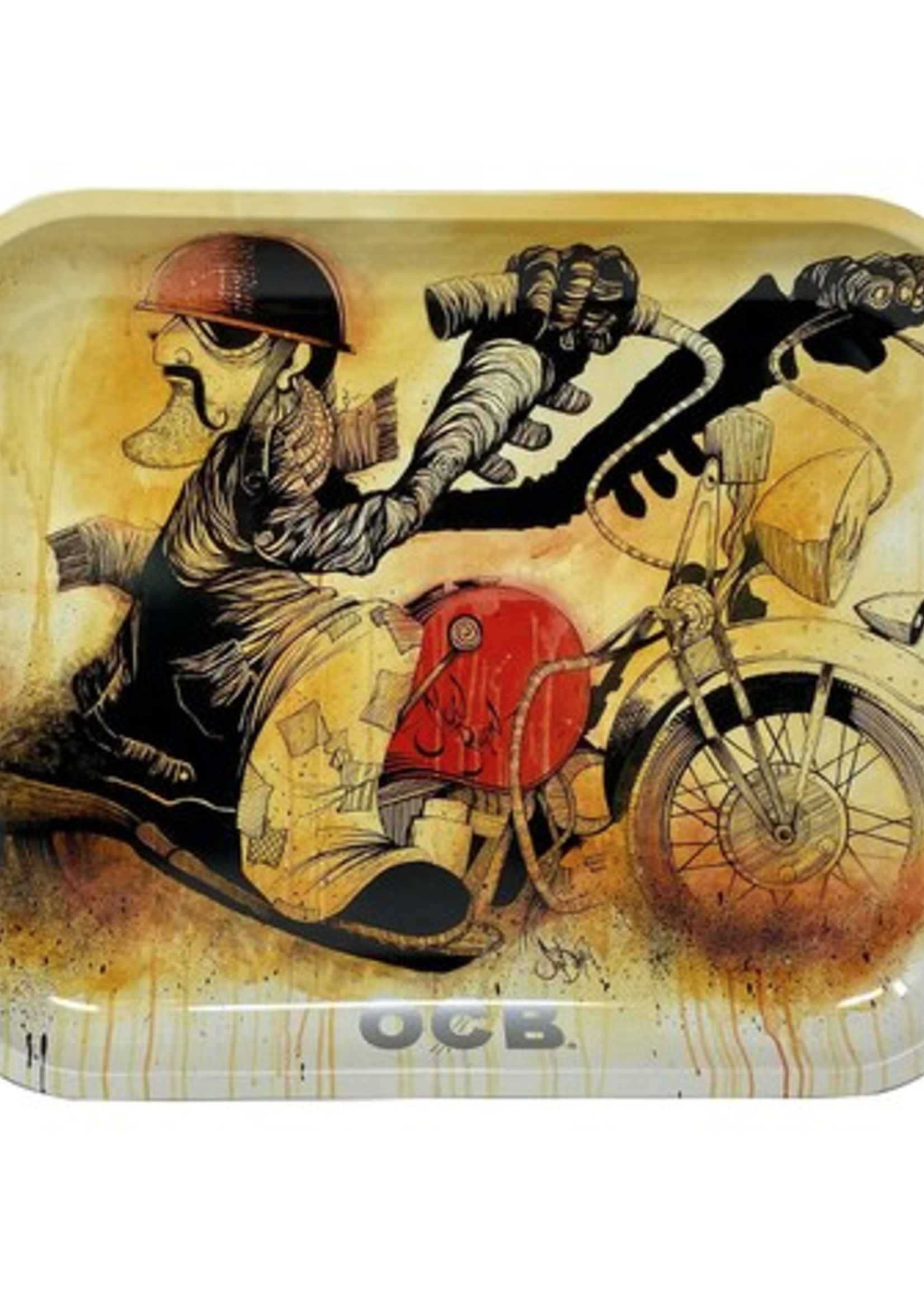OCB OCB Rolling Tray Large Slow-Burn Motorcycle