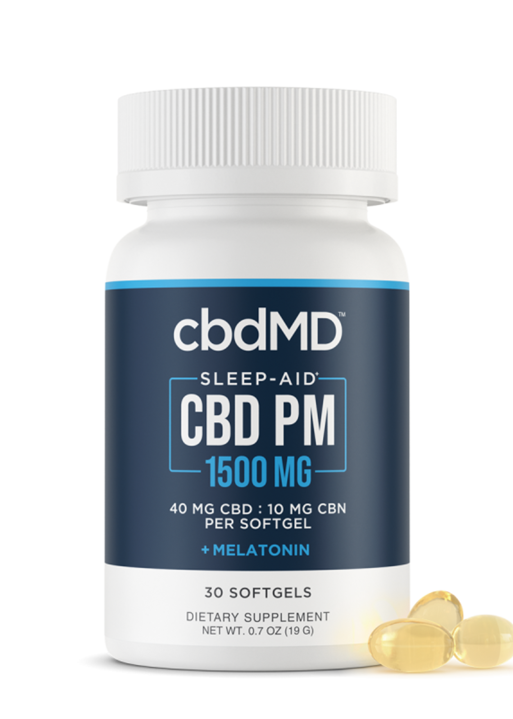 CBDMD CBDMD PM Softgel Capsules 1500mg