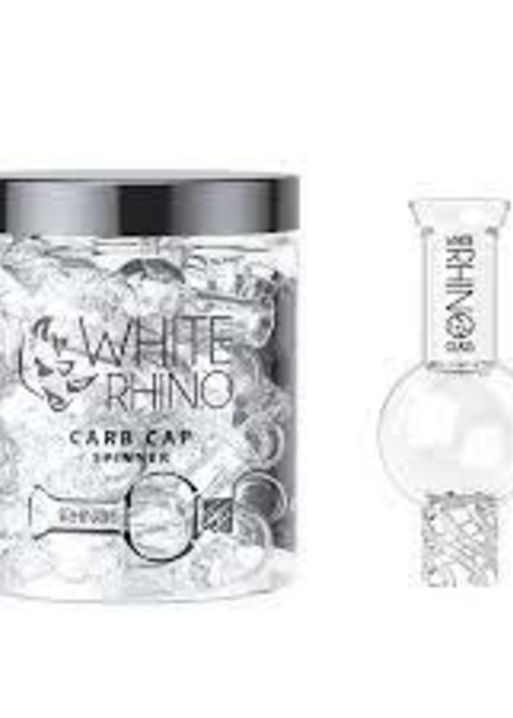 White Rhino White Rhino Glass Spinner Carb Cap