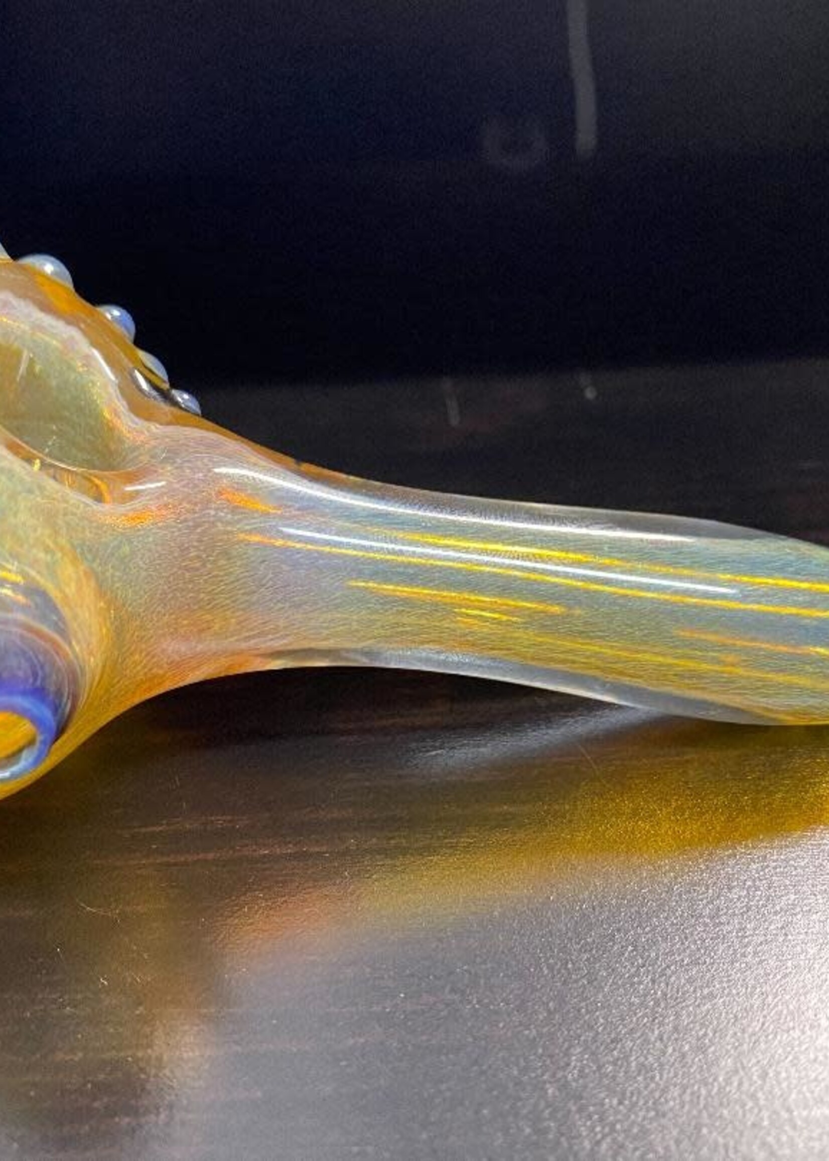 Keebler Glass Keebler Glass Honeycomb Hand Pipe Asst Colors